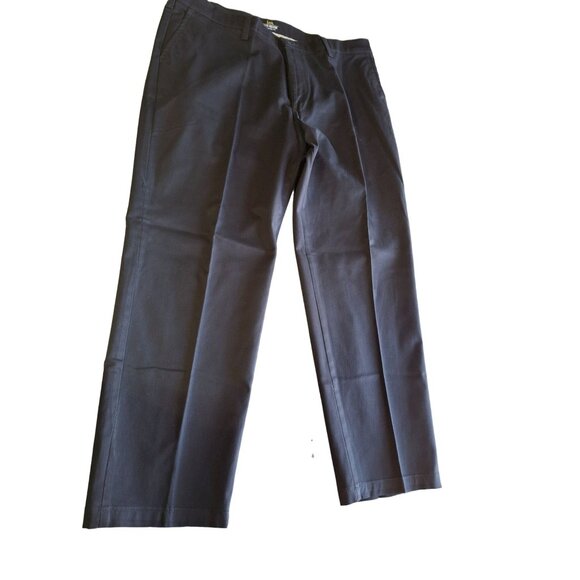Lee Total Flat Front Freedom Relaxed Fit Pants Mens 36X28 Black - Picture 1 of 9